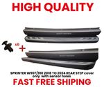 SPRINTER W907/910 2018 TO 2024 REAR STEP cover only with sensor holes+ x6 clips