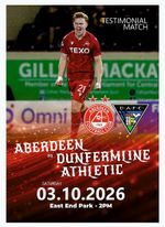 ABERDEEN v DUNFERMLINE ATHLETIC Scotland 3 October 2026 Friendly FAN edit