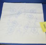 12 VINTAGE 18" Pre-STAMPED QUILT BLOCKS to Embroider POPPIES #1141