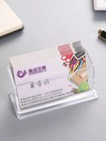 New Acrylic Landscape Business Card Holders Desktop Dispensers Display Stands