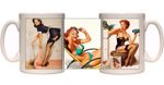 Pin-up girls mug pin up girls tea coffee picture mug