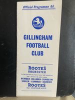 GILLINGHAM v LINCOLN CITY, 23rd March 1963, Division 4, Superb Condition, 