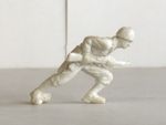 1 x UNKNOWN MAKE. WWII AMERICAN INFANTRY SOLDIER. 60mm SCALE. PLASTIC