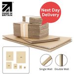 Corrugated Cardboard Sheets Pads Divider Art Craft Board A5 A4 A3 A2 A1 A0, NEW!