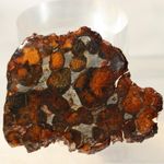 Kenya Sericho Pallasite Meteorite Slice Resin Coated Olivine Space Gem 7g SS219