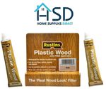 Rustins Plastic Wood Filler Applicator Repair Cracks Holes Teak Oak Natural Pine