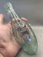 RARE VICTORIAN BEEHIVE LIP HAMILTON TORPEDO BOTTLE J MILLS OSSORY RD SE (LONDON)