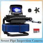 Sewer Pipe Inspection Camera DVR IP68 Drain Sewer Pipeline Industrial Endoscope