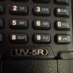 Baofeng UV-5R Dual Band VHF/UHF FM 5W 128CH LCD Ham Radio Black