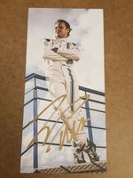 Felipe Massa Hand Signed Autographed 21 x 10cm Photo Formula 1 F1 Promo Card