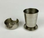Antique Victorian collapsible bicycle cup Patented Feb 23 1897