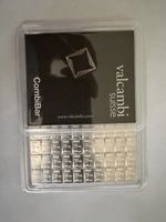 Valcambi Suisse 100g Silver CombiBar .999 Fine Silver – 100 x 1g Bars
