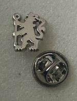Rare Old Chelsea Supporter Enamel Badge Wear Proud Collectable Small Silver Lion