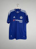 Chelsea Shirt Mens Large Adidas 2015/2016 Blue Home Football Jersey AH5104