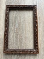egg & dart early 1900s small oak wooden frame