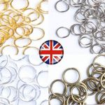 SINGLE BRONZE SILVER & GOLD COLOUR JUMP RINGS 4mm 5mm 6mm 7mm 8mm 10mm JR3