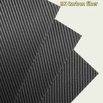 0.2-5mm Carbon Fiber Fibre Board Sheet 100mm x100mm-300mmx300mm Panel Sheet 3K