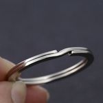 UK Split Rings Key Ring Chain - 20mm 25mm 30mm 35mm - Pack 3 to 1000 - keyring