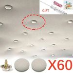 60Pcs Car Roof Lining Liner Repair Kit Fix Sagging Headliner Pins Buckle Rivet60