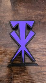 WWE the Undertaker Logo Table Stand 12cm