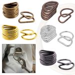 2-100pcs Non Welded D Rings Buckles for Webbing Hand Bag Fastening Leather Craft