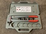 RIDGID 16051 Tube Expander Kit with 12, 15, 22, 26mm Heads - Brand New