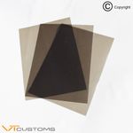 Medium Smoke Headlight Tint Film [ 3 x A5 Sheets for Fog Lights ] Car Vinyl Wrap