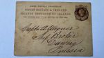 1879 Victorian Postal Card Great Britain to Danzig Prussia Ship Broker History