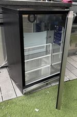 Williams  glass door bottle cooler, Approximately D51cm x H89cm x W60