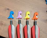 Scalded Cat Archery Diplodocs X 4 Spare Arrow Toppers Target Field Gift Free p&p