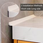 Bathroom Shower Tray Sealing Strip Silicone Water Barrier Edging Seal Trim Strip