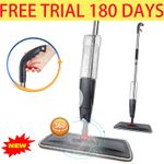 Spray Mop Microfibre Pad Floor Cleaning Mop Wet Dry Floor Cleaner Water Spraying