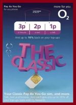 Official O2 Classic Pay As You Go SIM Card – Standard/Micro/Nano – UK 321