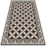 Runner Vinyl PVC Carpet Rug Mat Easy Clean Hallway Kitchen 100x150 Spanish tiles