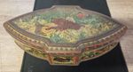 Rare Antique HUNTLEY & PALMERS Litho Sheet Cookie Box Boar Hunting 1898