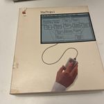 Vtg 1984 Apple Macintosh Big Box MacProject 3.5 Floppy Disks & SEALED cassette 