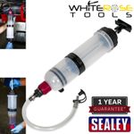 Sealey Oil Inspection Syringe 1.5L Automotive Garage Workshop Vehicle Service