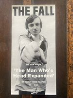 The Fall ‘The Man Whos Head Expanded’ Promo Poster Mark E Smith Great Condition