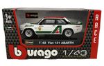 Bburago Race 1:43 Fiat 131 Abarth M. Alen Alitalia Livery - Brand New & Boxed