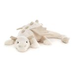 Brand New With Tags 100% Genuine Jellycat Large Snow Dragon- With Dust Bags 50cm