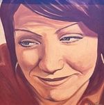 Beauty.Realism Portrait Painting. Woman Face. Portrait People Artwork