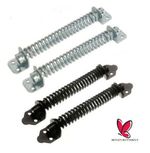 2x Adjustable Gate Spring Door Closers 8″ / 10″ Automatic Garden Shed Black/Galv