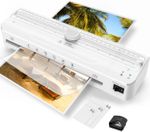 A4 Laminator Machine | Built-In Cutter with 10 Pouches 
