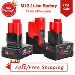 For Milwaukee 12V 3A/6A/9A Li-Ion Battery M12B6 XC48-11-2401 battery Charger N12