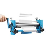 SJ 300 Manual Slip Roll Rolling Bender Steel Plate Bending Round Machine 300mm