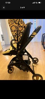 Versace Barocco Stroller + Accessoriesbaby buggy￼Child suitability: up to 3years
