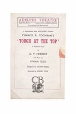 VINTAGE 1949 Theatre Program "Tough at the Top" Adelphi Theatre - Oliver Messel