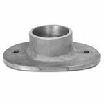 Cast Iron Roof Collar 6” | Flat Base | Narrowboat Solid Fuel Stove Flue