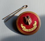 Vintage Boy Scouts DO YOUR BEST Red Enamel Scout Master – Collins London 1950s