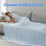 Cooling Blanket Cool Ice Summer Blanket Air Condition Healthy Sleep Thin Blanket